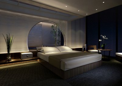 绿地酒店-主卧睡房