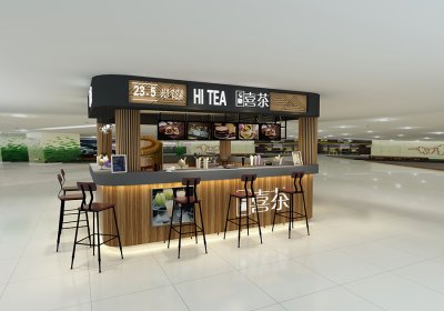 饮品店装修案例