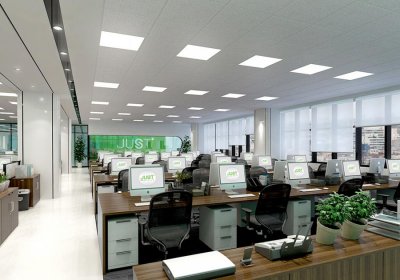 济南办公室装修如何利用空间光感？